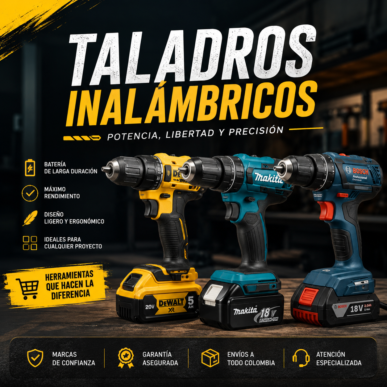 Taladros Inalambricos