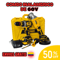Combo de Taladro y Pulidora Inalambricos de 60V - HerramientasJM