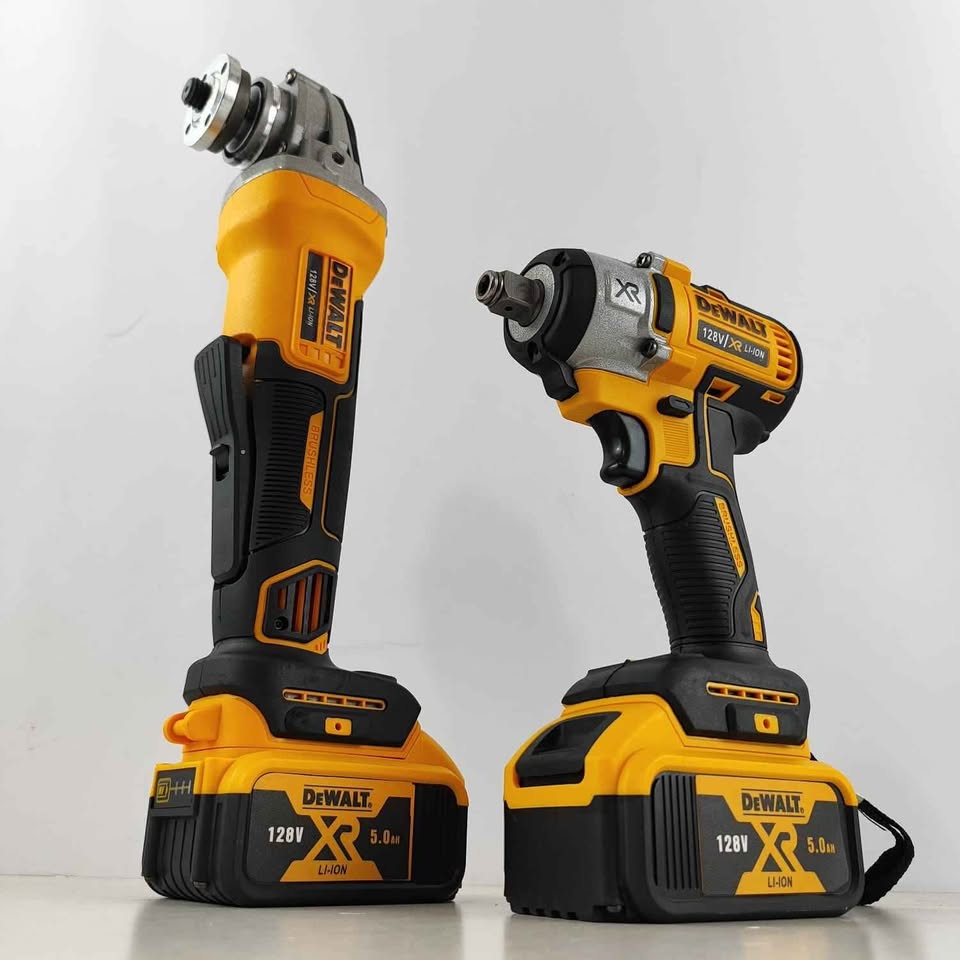 Combo de taladro de impacto y pulidora de 128V - HerramientasJM