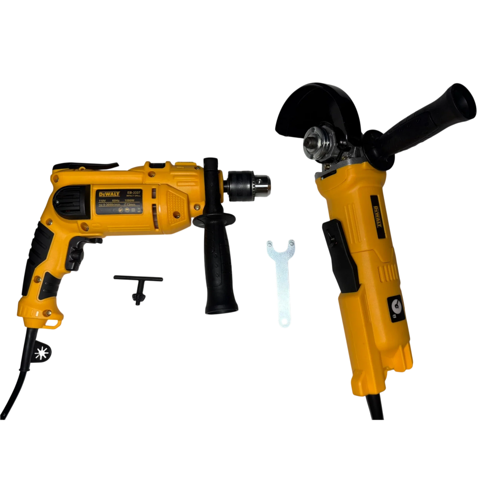 COMBO ELÉCTRICO PROFESIONAL: TALADRO + PULIDORA 🛠️