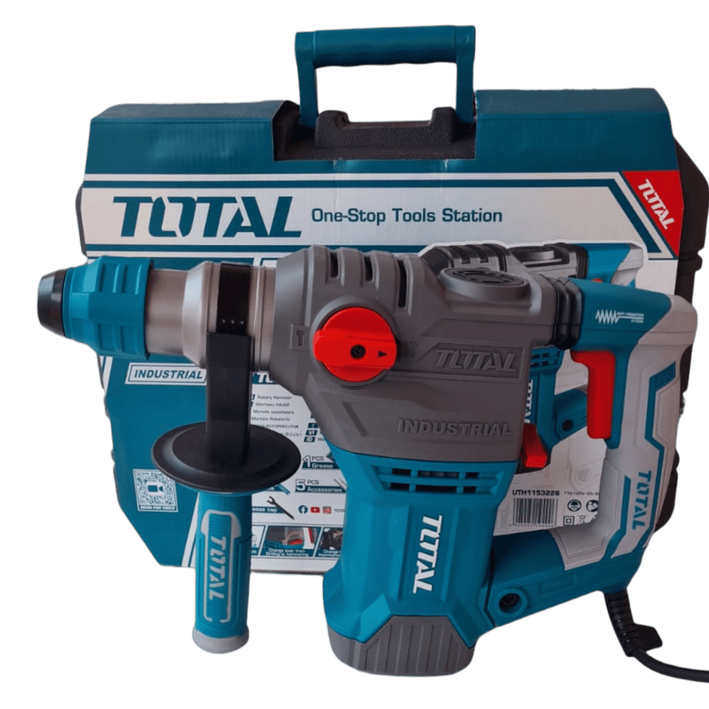 🔨 Rotomartillo TOTAL 1500W - Potencia y Precisión Profesional - HerramientasJM